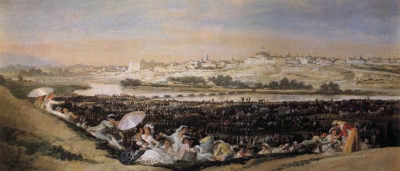 Francisco Goya Meadow of St Isidore Spain oil painting art